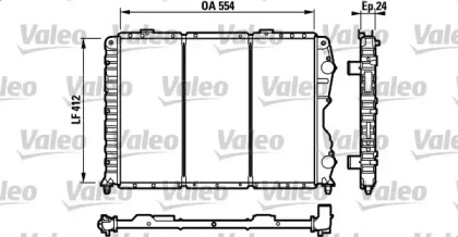 Теплообменник (VALEO: 732547)