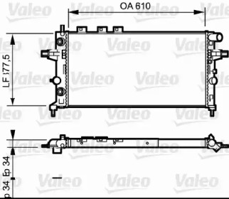 Теплообменник (VALEO: 732548)