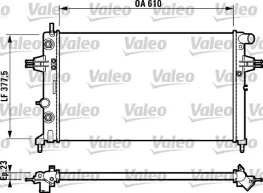 Теплообменник (VALEO: 732549)