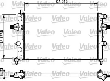 Теплообменник (VALEO: 732551)