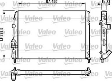 Теплообменник (VALEO: 732559)