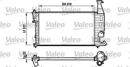 Теплообменник (VALEO: 732563)