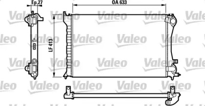 Теплообменник (VALEO: 732567)