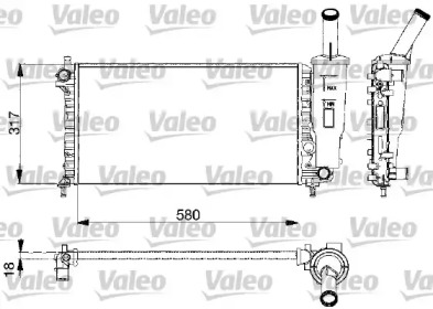 Теплообменник (VALEO: 732578)