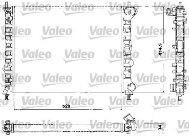 Теплообменник (VALEO: 732581)