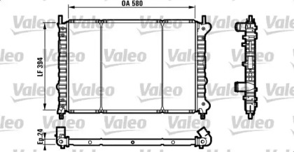 Теплообменник (VALEO: 732583)