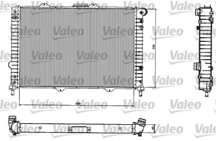 Теплообменник (VALEO: 732584)