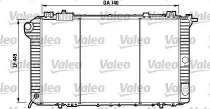 Теплообменник (VALEO: 732589)