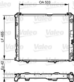 Теплообменник (VALEO: 732591)