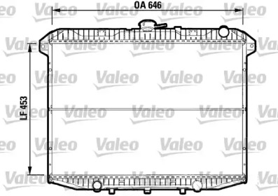 Теплообменник (VALEO: 732592)