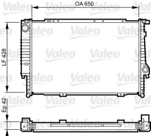 Теплообменник (VALEO: 732593)