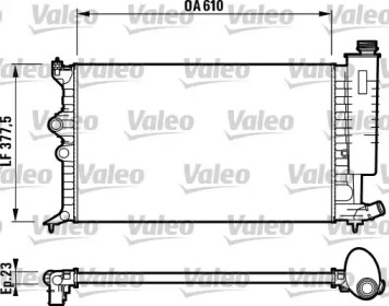 Теплообменник (VALEO: 732597)