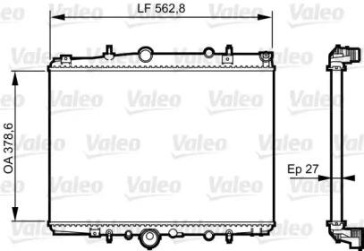 Теплообменник (VALEO: 732600)