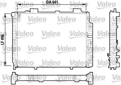 Теплообменник (VALEO: 732602)