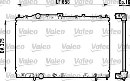 Теплообменник (VALEO: 732613)