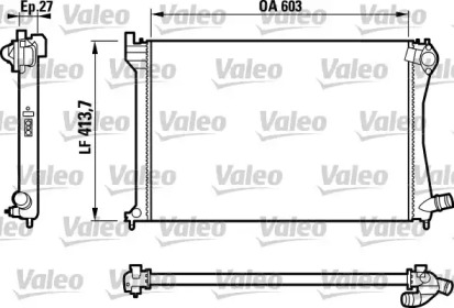 Теплообменник (VALEO: 732617)