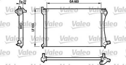 Теплообменник (VALEO: 732618)