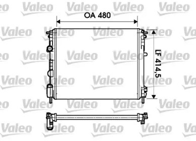 Теплообменник (VALEO: 732621)