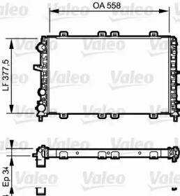 Теплообменник (VALEO: 732685)