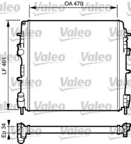 Теплообменник (VALEO: 732687)