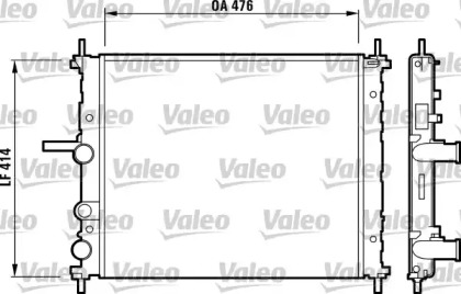 Теплообменник (VALEO: 732688)