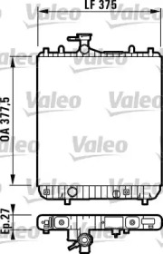 Теплообменник (VALEO: 732694)