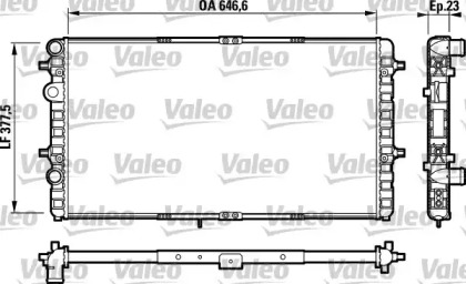 Теплообменник (VALEO: 732698)