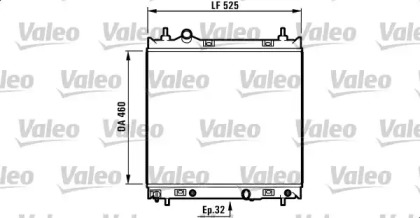 Теплообменник (VALEO: 732704)