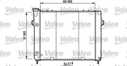 Теплообменник (VALEO: 732713)