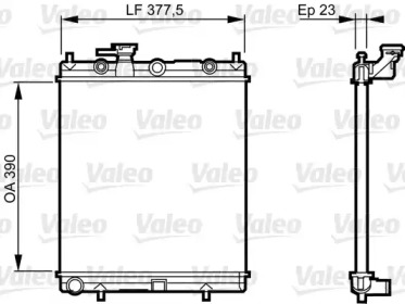 Теплообменник (VALEO: 732718)