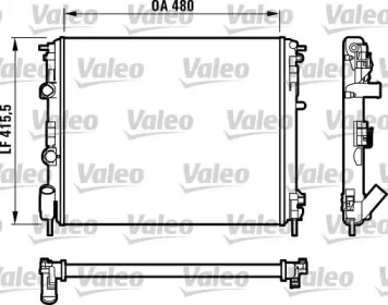 Теплообменник (VALEO: 732720)