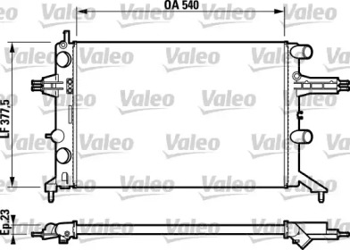 Теплообменник (VALEO: 732723)