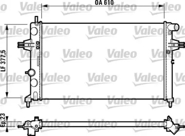 Теплообменник (VALEO: 732729)