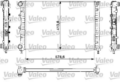 Теплообменник (VALEO: 732730)