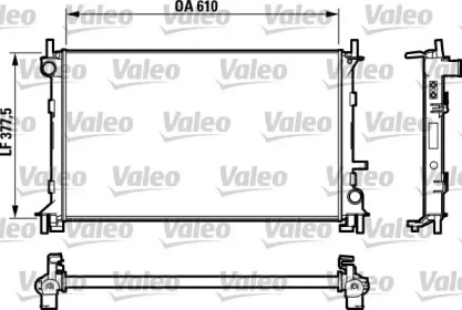 Теплообменник (VALEO: 732732)