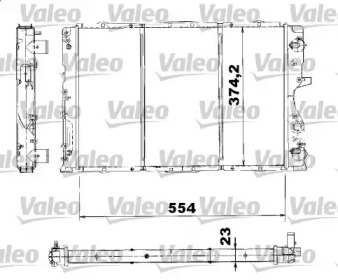 Теплообменник (VALEO: 732745)