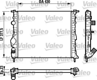 Теплообменник (VALEO: 732765)