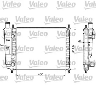 Теплообменник (VALEO: 732788)