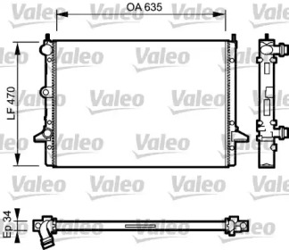 Теплообменник (VALEO: 732791)