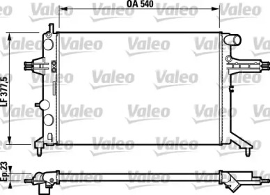 Теплообменник (VALEO: 732795)