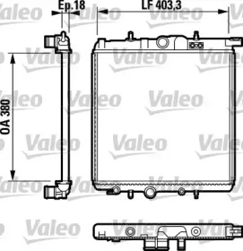 Теплообменник (VALEO: 732810)