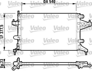 Теплообменник (VALEO: 732825)