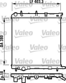 Теплообменник (VALEO: 732831)