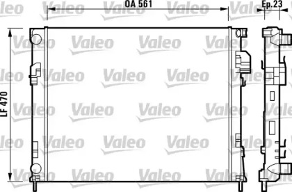 Теплообменник (VALEO: 732853)