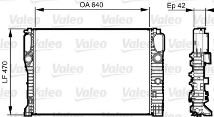 Теплообменник (VALEO: 732855)