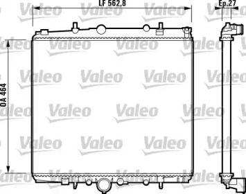 Теплообменник (VALEO: 732880)