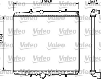 Теплообменник (VALEO: 732881)