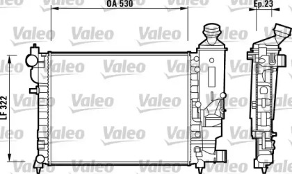 Теплообменник (VALEO: 732882)