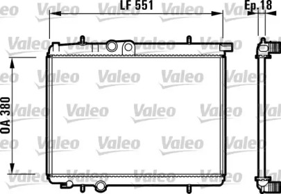 Теплообменник (VALEO: 732886)