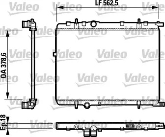 Теплообменник (VALEO: 732890)